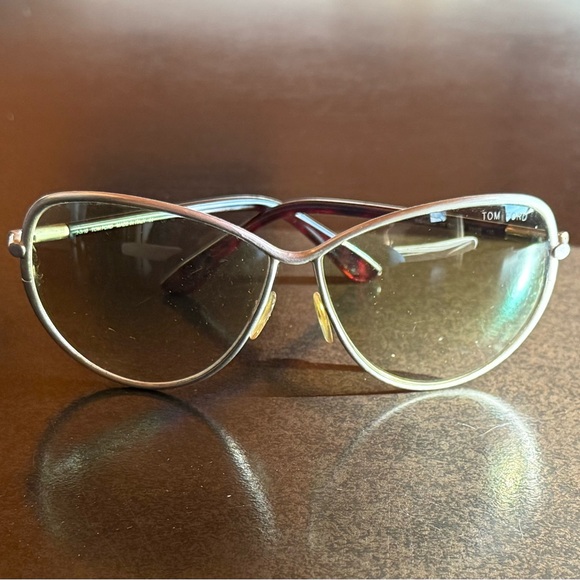 Tom Ford Silver and Brown Sunglasses - Picture 3 of 10
